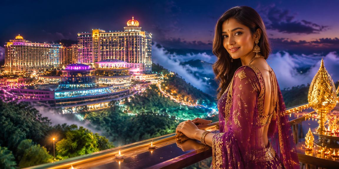 Suasana kasino hiburan bergaya Melayu di Genting Highlands dengan platform 7300