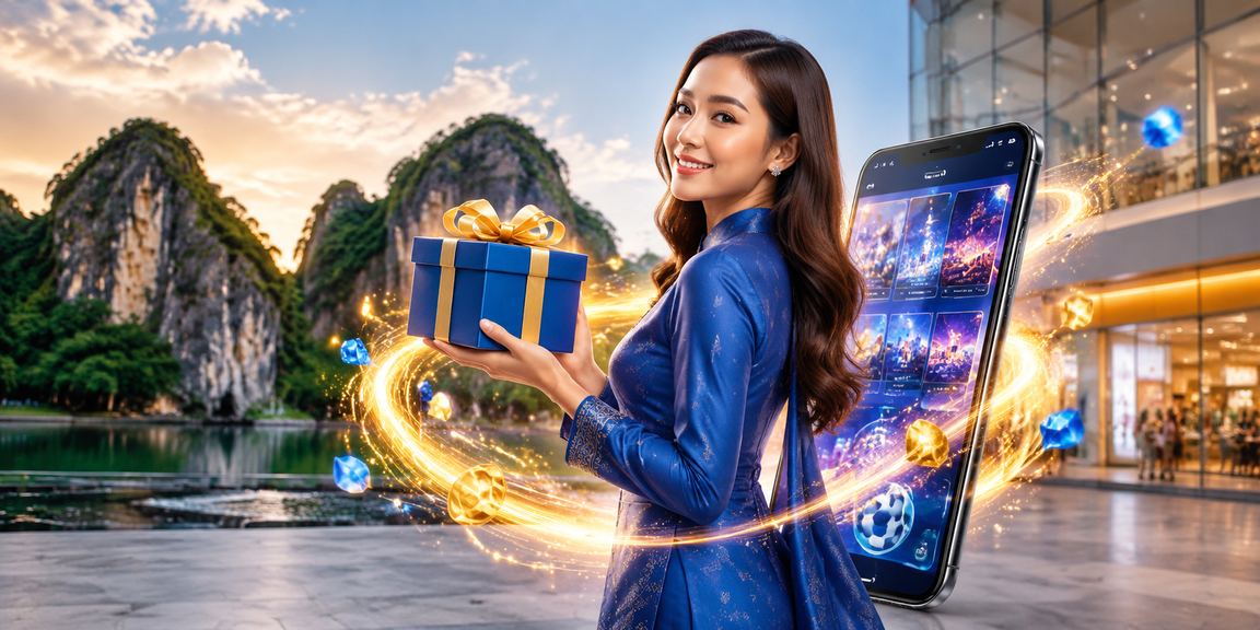 Pengguna berbaju kurung di Ipoh mengakses platform mudah alih 7300 untuk perlawanan langsung